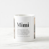 「おばあちゃん」ユーモア定義フォトコーヒーマグ コーヒーマグカップ (中央)