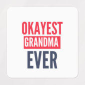 おばあちゃん ラベル (デザイン1)