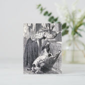 『おばあちゃん』ヴィンテージイラストレーション ポストカード (スタンド正面)