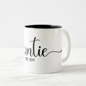 おばあちゃん |叔母が設立 |おばさんギフト ツートーンマグカップ (正面右)