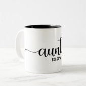 おばあちゃん |叔母が設立 |おばさんギフト ツートーンマグカップ (正面左)