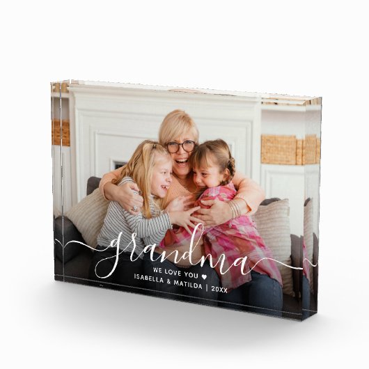 おばあちゃん |可愛い フォトブロック (右)