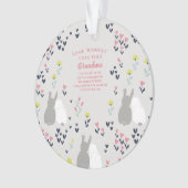 おばあちゃん,子どもたちからウサギを買いにクリスマス オーナメント (正面)