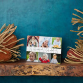 "おばあちゃん"孫の名前6 Photo Collage フォトプラーク (側面)