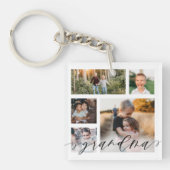 おばあちゃん | 孫フォトスペシャルメッセージ鍵 キーホルダー (正面)