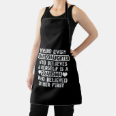 おばあちゃん&孫娘引用文 エプロン (インサイチュ)