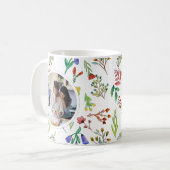 おばあちゃん：思い出の開花と愛（母の日） コーヒーマグカップ (正面左)