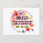 おばあちゃん 愛してる 甘やかして 抱きしめて ポストカード (正面)