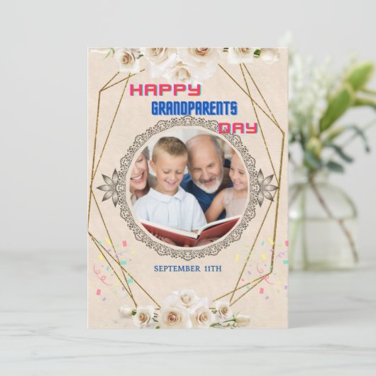 おばあちゃん 招待状 (スタンド正面)