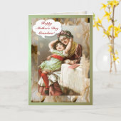 おばあちゃん～母の日帰りカード カード (黄色い花)