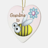 おばあちゃん/発表を期待 セラミックオーナメント (左)