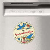 おばあちゃん、編集文字を追加、 マグネット (インサイチュ (食洗機))