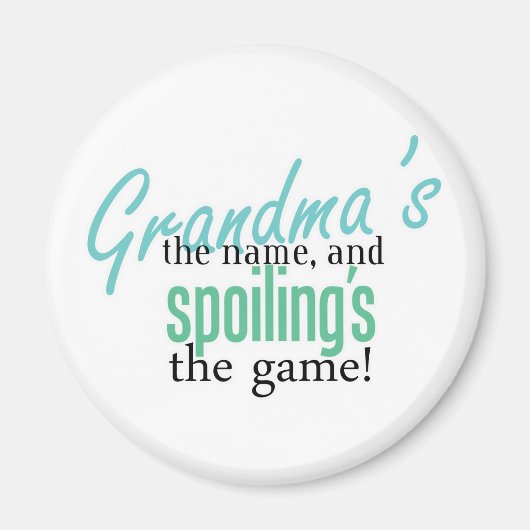 おばあちゃん's名前、Spoiling's the G マグネット (正面)
