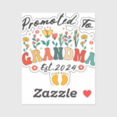 おばあちゃんESTに昇格。2カスタム枚のビニールシール シール (シート)