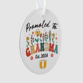 おばあちゃんESTに昇格。2024グランアクリルオーナメント オーナメント (正面)