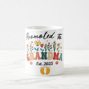 おばあちゃんESTに昇格。2024祖父母BabyMug コーヒーマグカップ