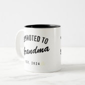 おばあちゃんESTに昇格。2024 ツートーンマグカップ (正面左)