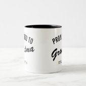 おばあちゃんESTに昇格。2024 ツートーンマグカップ (中央)