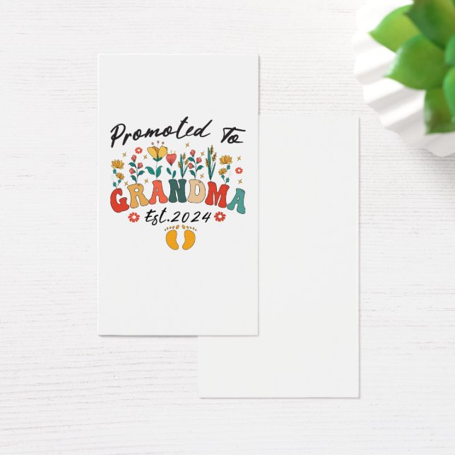 おばあちゃんESTに昇格。2024 GrandparProfileカード (デスク)