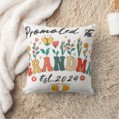 おばあちゃんESTに昇格。2024 GrandparThrow枕 クッション (ブランケット)