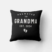おばあちゃんEst 2024に昇格すぐに祖母になる クッション (裏面)