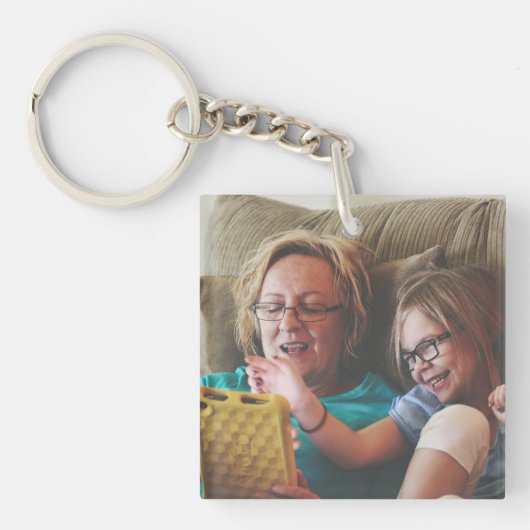 おばあちゃんNana Memaカスタムの写真Create your own キーホルダー (正面)