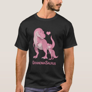 おばあちゃんSaurus Grammy Baby Girl Tレックス恐竜 Tシャツ