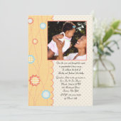 おばあちゃんsipとシーベイビーシャワー招待状 招待状 (スタンド正面)