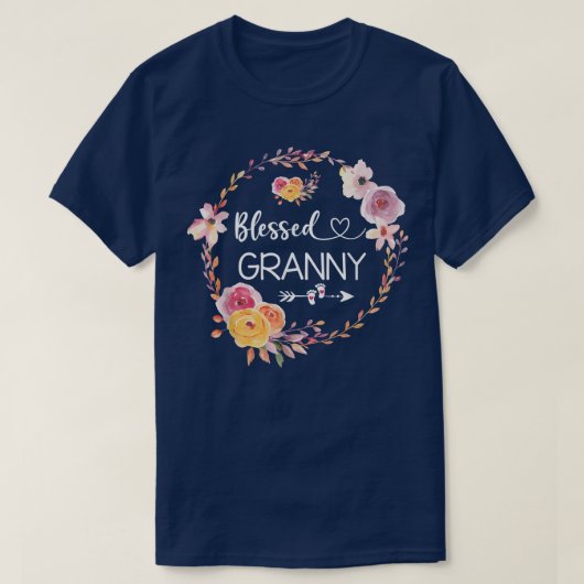 おばあち賛美女の花壇おばあしと呼ばれる Tシャツ (デザイン正面)