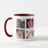 おばあパーソナライズされたさんへの写真コラージュ贈呈 マグカップ (左)