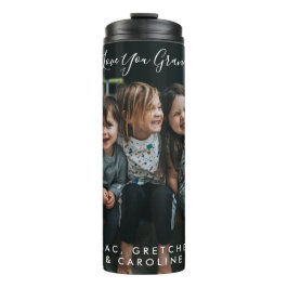 おばあパーソナライズされたちゃんの写真手書き   タンブラー