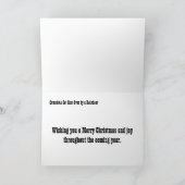 おばあ得あちゃんがトナカイに シーズンカード (内部)