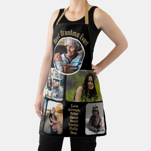 おばあ最高のあーんオールオーバープリントエプロン エプロン (インサイチュ)
