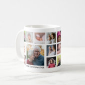 おばあ最高のちゃん18人家族写真コラージュ コーヒーマグカップ (正面左)