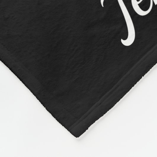 おばあ最高のちゃカスタムん·エバ·写真孫の名前 フリースブランケット (角)