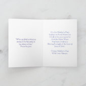 おばあ素晴らしさまのお母さんの日のカード カード (内部)