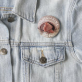 おばあ素晴らしちゃんがベビーシャワーボタンに 缶バッジ (インサイチュ)