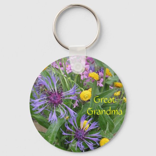 おばあ素晴らしちゃん キーホルダー (正面)