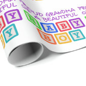 おばあ誇りを持ったちゃん ラッピングペーパー (ロールコーナー)