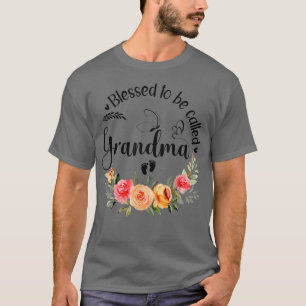おばあ賛美ん女子フローラDecor Grと呼ばれる Tシャツ