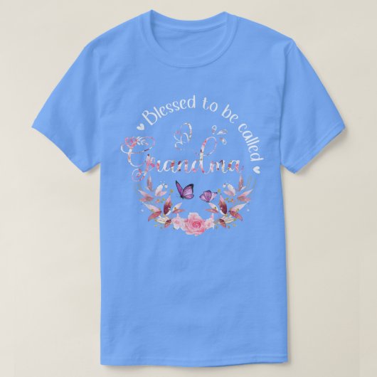 おばあ賛美ん女子フローラDecor Grと呼ばれる Tシャツ (デザイン正面)