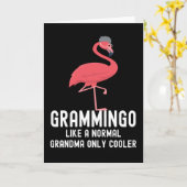 おばおもしろいあちゃんみたいなグラミンクールゴ カード (黄色い花)