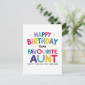 「おばお気に入りのさん誕生日カード」 シーズンカード (スタンド正面)