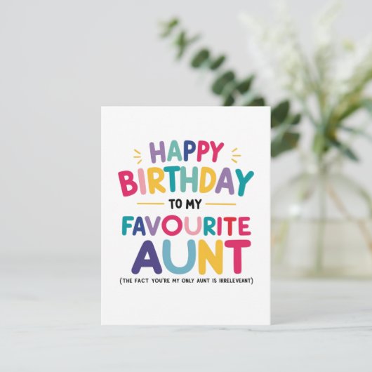 「おばお気に入りのさん誕生日カード」 シーズンカード (スタンド正面)