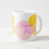 おばお気に入りのさカラフルん ジャンボコーヒーマグカップ (正面右)