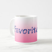 おばお気に入りの コーヒーマグカップ (正面左)