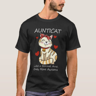 おばかた おばさんみたいでおばさん以上にすごい！かわいいねこ Tシャツ