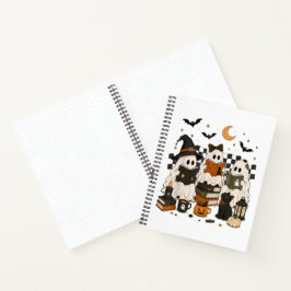 おばけが本を読む、面白いハロウィン ノートブック