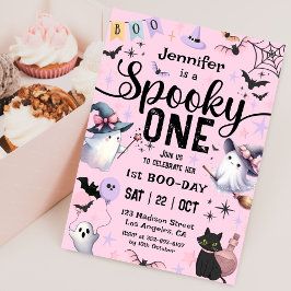 おばけちゃんハロウィン1歳の誕生日おめでとう 招待状
