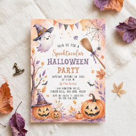 おばけのかぼちゃハロウィンパーティー招待状 招待状